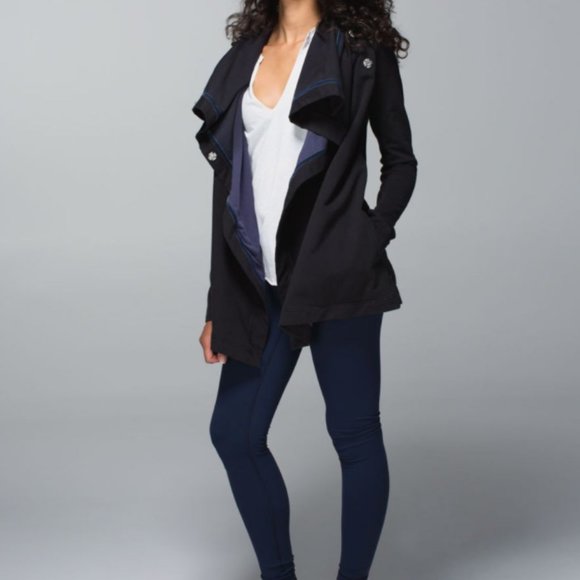 Lululemon Savasana Wrap Size 4 Heathered Grey - Picture 7 of 7